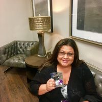 Gift card and woman 12 Days of Christmas Giveaway