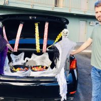 Spooky skeleton car Trunk or Treat