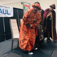 Man in robe day of kings 2019