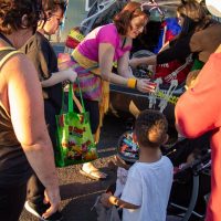 Trunk or Treat woman
