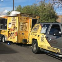 Grouchy John's trucks turkey giveaway