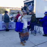 Second annual turkey giveaway event