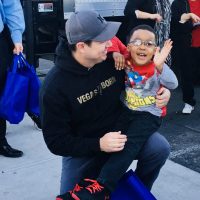 Thanksgiving turkey giveaway child