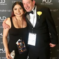 Man and woman joy prom