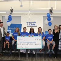 Donation check make-a-wish
