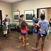 Lobby preparations 2017 Back to School Giveaway
