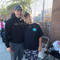 Paul Powell at the Second Annual Turkey Giveaway