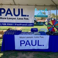 Paul Powell merchandise table