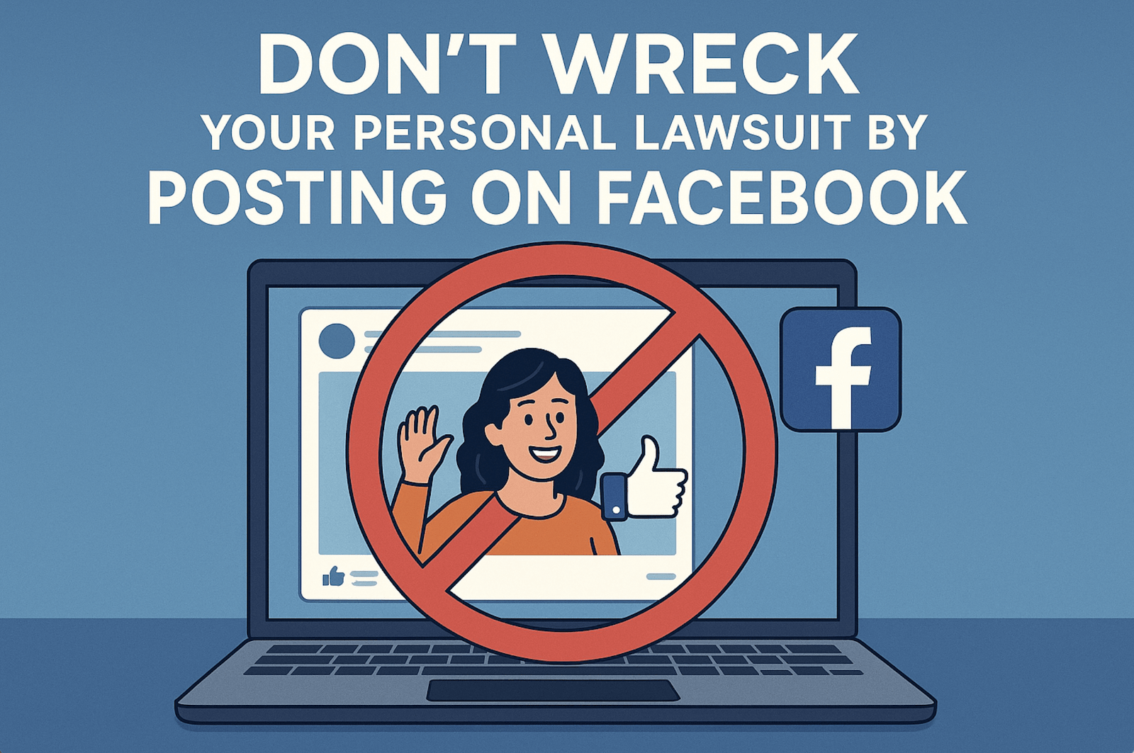 Don’t Wreck Your Personal Lawsuit by Posting on Facebook 