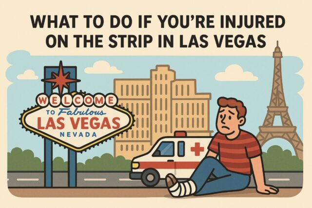What to do if you're injured on the strip in Las Vegas.
