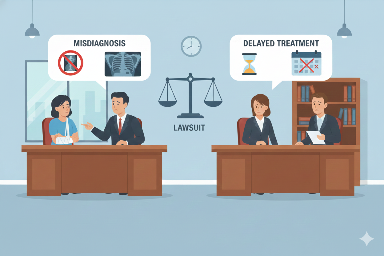 Misdiagnosis vs. Delayed Treatment in a Lawsuit