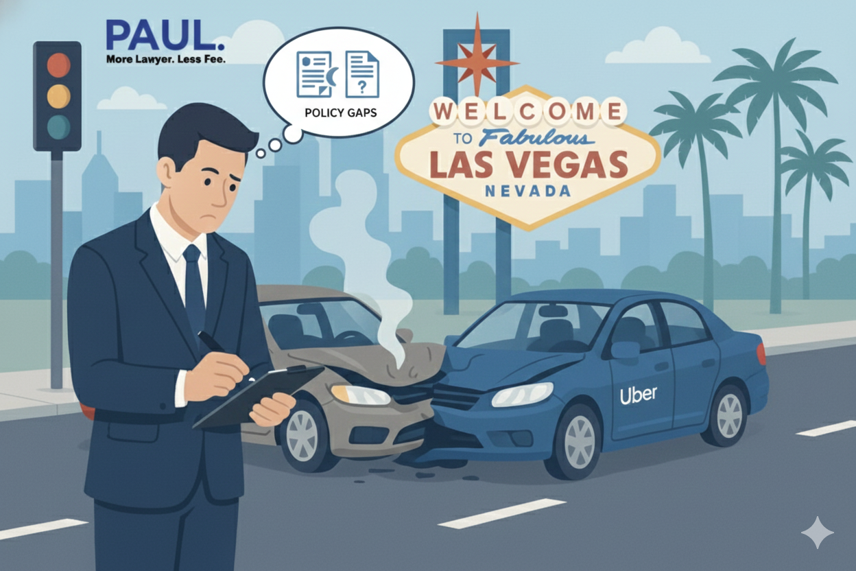 Policy Gaps: Your Uber/Lyft Crash Claim in Las Vegas