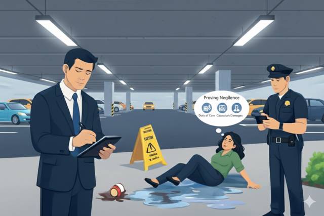 Proving Negligence in a Parking Lot Injury