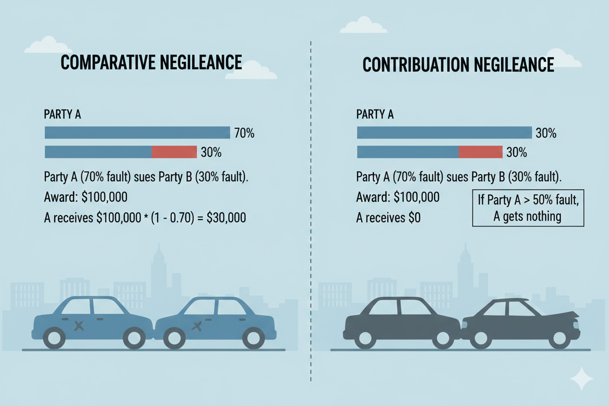 Comparative Negligence vs. Contributory Negligence