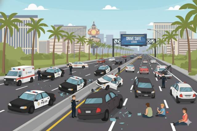 The Aftermath of Holiday Traffic Accidents in Las Vegas
