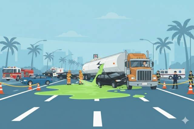 Truck Accident Attorney in Las Vegas: Protecting Victims of Hazardous Material Spills: 5 Things You Should Know