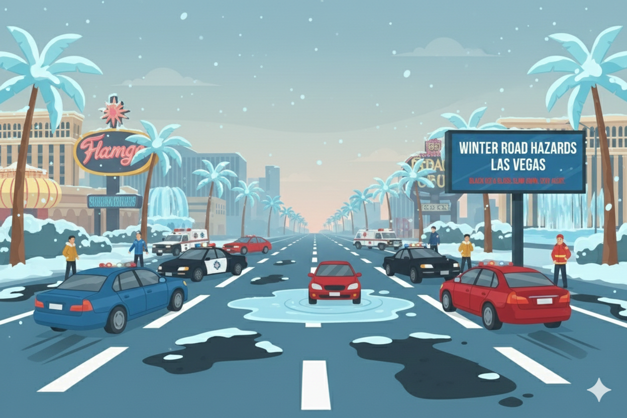 Winter Road Hazards in Las Vegas