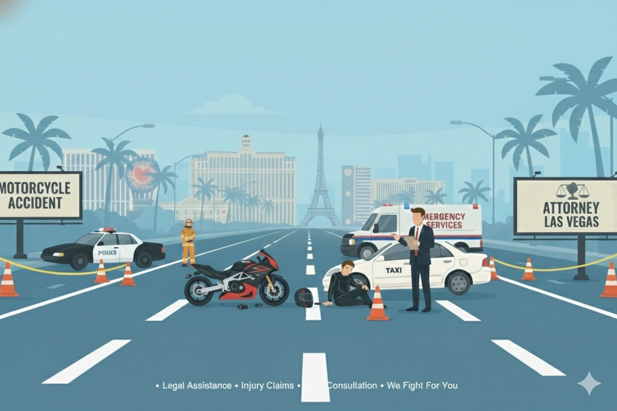 Motorcycle Accident Attorney in Las Vegas | Serving Tourists & Residents