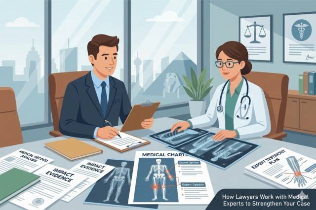 Motorcycle Accident Injury Lawyer How They Work with Medical Experts to Strengthen Your Case