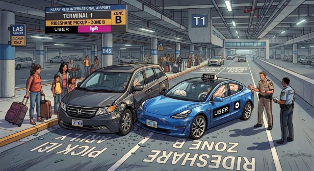 Harry Reid Airport Rideshare Crash Injury Claims | Uber Accident Lawyer