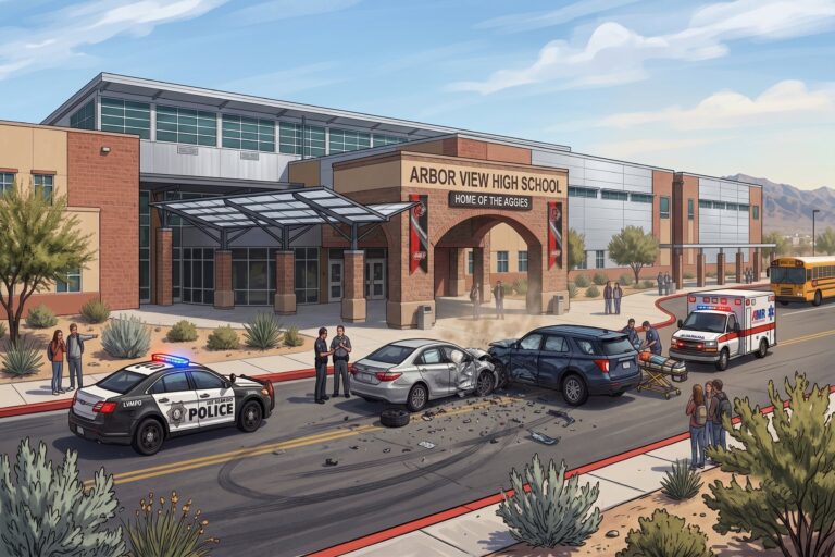 Back-to-School Car Accidents in Las Vegas NV | Arbor View High School Automobile Wreck