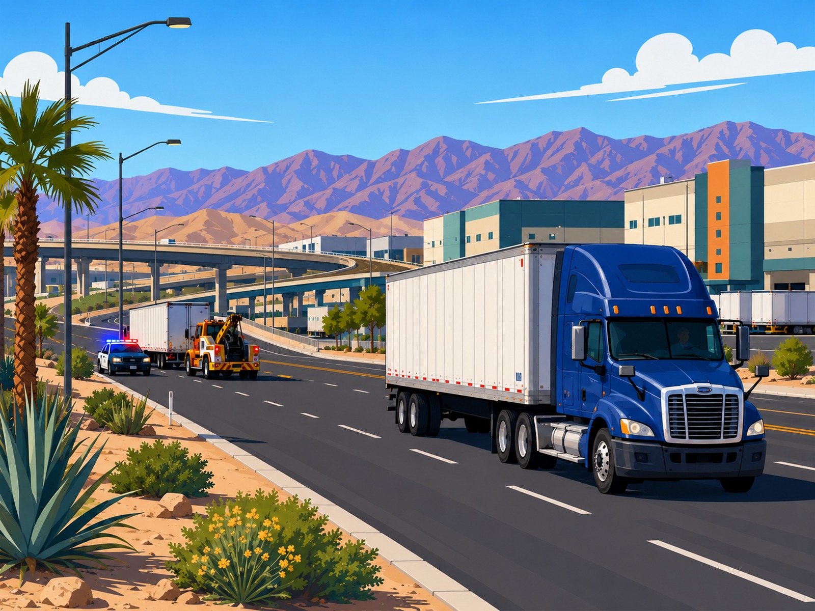 Craig Road semi-truck crash