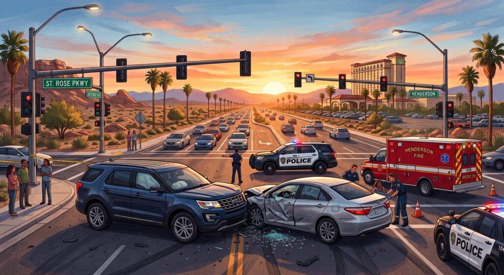 St. Rose Parkway Auto Accident Attorney | Green Valley Ranch Car Crash