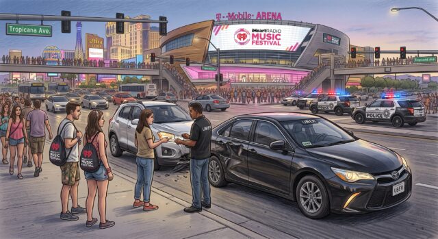 iHeart Festival Uber Crashes | Las Vegas Rideshare Accident Lawyer