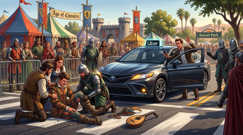 Age of Chivalry Festival Pedestrian Accidents | Sunset Park Injury Lawyer